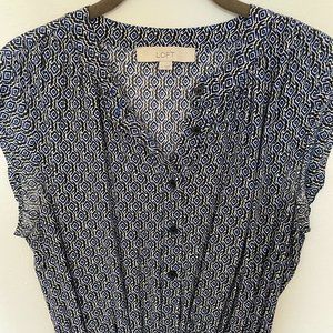 LOFT Geometric Pattern Dress